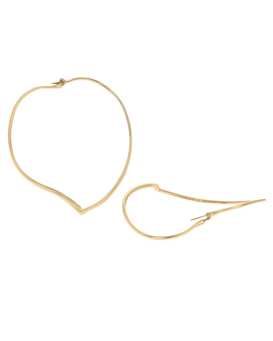Tiffany & Co. Elsa Peretti Heart Hoop Earrings